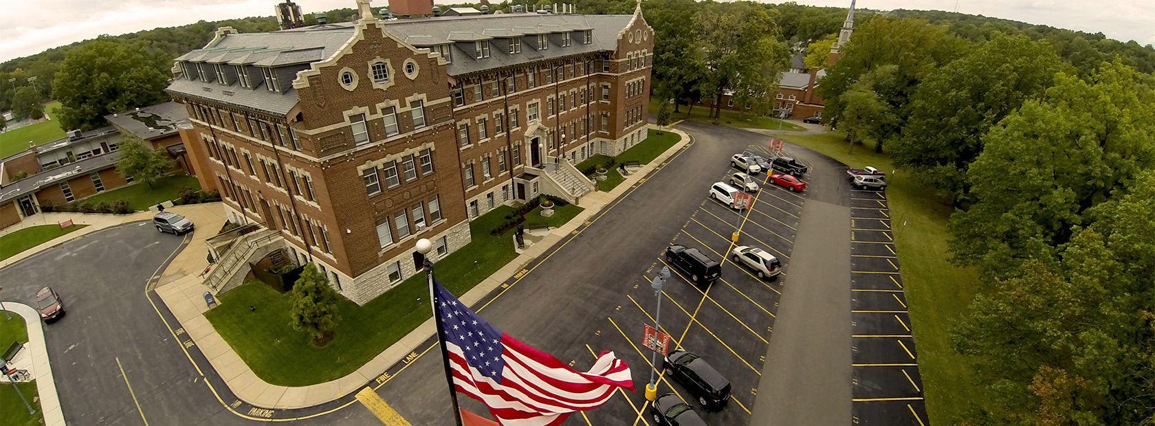 Aerial view of Chaminade College Preparatory School