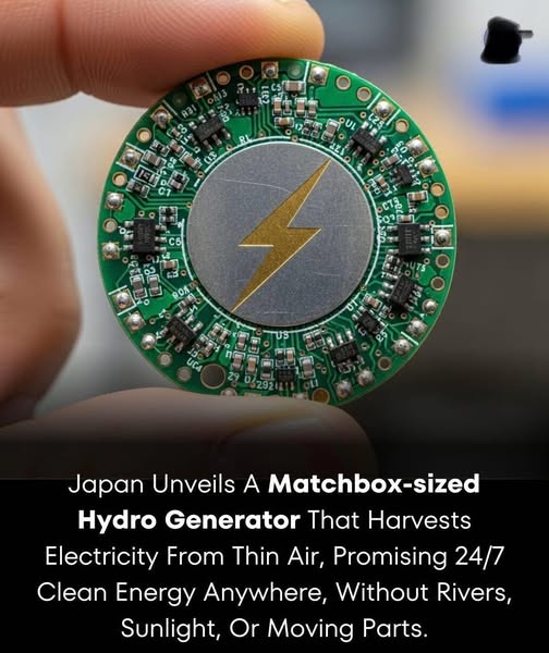 A small hydro generator article graphic