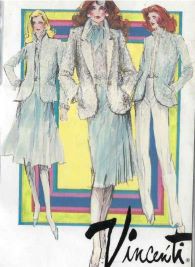 Vincenti chenille fashion illustration